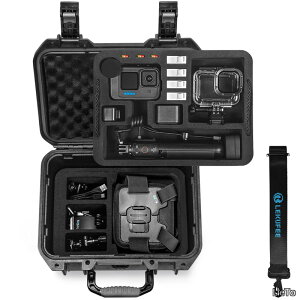 �y���������z�h���n�[�h�P�[�X -Gopro Hero 13/12/11/10/9/8 LIT Hero Hero 4K Gopro Volta/Media Mod/Creator Edition/�h���A�N�V�����J��������уA�N�Z�T���[�ɑΉ��i�P�[�X�̂݁j�i�V�����_�[�X�g���b�v�t���j