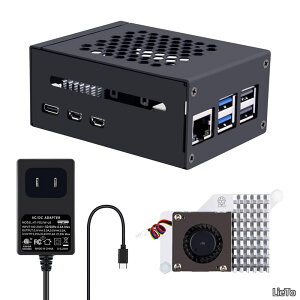 �y���������zRaspberry Pi 5 ���^���P�[�X�A���� Raspberry Pi 5 �A�N�e�B�u�N�[���[�t���ARaspberry Pi 5 �P�[�X�AUSB-C �d�� 27W �t���ARaspberry Pi 5 1GB/2GB/4GB/8GB �pRaspberry Pi 5 �P�[�X