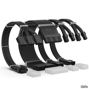 �y���������zPCIE5.0 12VHPWR �X���[�u�P�[�u���A16(12+4)�s��PCIE/24 �s�� ATX/2*8(4+4) �s�� EPS �����P�[�u��PC�APSU �X���[�u�P�[�u���Apc �P�[�u�� GPU 3090Ti ����� RTX 4000 �V���݊�������A30CM�A��