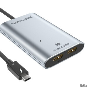 �y���������z�T���_�[�{���g3 HDMI�A�_�v�^�[ �f���A��4K �V���O��5K �f�B�X�v���C�A�_�v�^�[ Thunderbolt 3 Dual 4K or Single 5K HDMI Adapter Mac��Windows �Ή�(USB-C�Ƃ͔�Ή��ƂȂ�܂��j