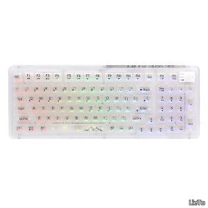 �y���������zEWEADN V99 �Q�[�~���O�L�[�{�[�h ���J�j�J�� �������L�[�{�[�h �������L�[�L���b�v 98�L�[ ���C�����X �z�b�g�X���b�v�Ή� RGB�o�b�N���C�g BT5.0/2.4G/USB-C �K�X�P�b�g���� Android/OS/Ma