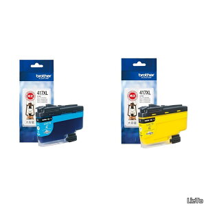 �y���������z�y�u���U�[�����z�C���N�J�[�g���b�W�V�A��(��e��)LC417XLC�Ή��^��:MFC-J7500CDW�AMFC-J5800CDW�� �� + �C���N�J�[�g���b�W�C�G���[(��e��)LC417XLY�Ή��^��:MFC-J7500CDW�AMFC-J5800CDW��