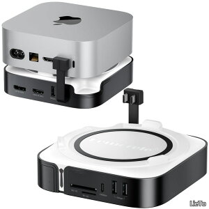 �y���������zmini M4/M4 Pro �h�b�L���O�X�e�[�V�������}�b�N�~�j �X�^���h 9-in-1 HDMI+DP 3��� �g�� M.2 NVMe SSD�G���N���[�W�� USB-C&A3.2Gen2�i10Gbps�jUSB3.0x2�ETF/SD�J�[�h���[�_�[�Ή�/Mac mini M4/M4 Pro ��