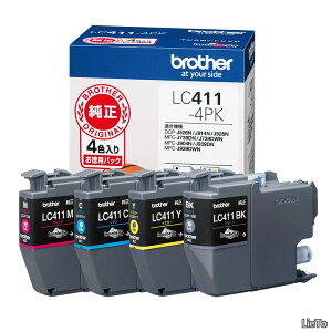 �y���������zLC411-4PK-E �Ή��^��:DCP-J926N�AMFC-J904N�AMFC-J739DN�AMFC-J939DN �� + �u���U�[�H�� �y�u���U�[�����z�C���N�J�[�g���b�W�u���b�N LC411BK �Ή��^��:DCP-J926N�AMFC-J904N�AMFC-J739DN�AMFC-J939DN�� ��
