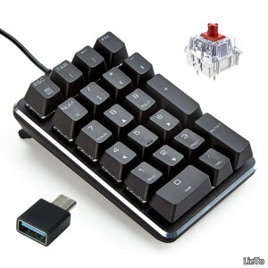 �y���������z���J�j�J���e���L�[ ���b�h�X�C�b�`�i�Ԏ��j [�L��/USB Type-C���Ή�] �É��Ōy���^�b�` 21�L�[ �����p�b�h PC/�m�[�g�p�\�R�����p 5000���񍂑ϋv �I�t�B�X ���Z ���W ��?�Ɩ��ɍœK