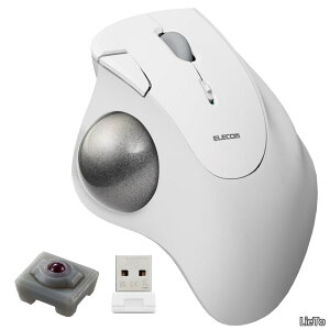 �y���������z���C�����X �g���b�N�{�[���}�E�X IST ����2.4GHz �e�w���� 36mm�{�[�� �l�H���r�[�x�� 5�{�^�� Windows Mac Chromebook �z���C�g M-IT10DRWH