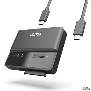 �y���������zUSB to SATA HDD/SSD+ M.2 NVMe SSD �ϊ��A�_�v�^ �C���{�C�X�ɑΉ� �f���A���n�[�h�h���C�u�Ή��@�� M.2 SSD (PCIeNVMe)&2.5/3.5�C���` SATA I/II/III HDD/SSD���Ή� �N�[�����s�� SMART�Ή� USB3.2 Gen2 10Gb