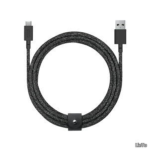 �y���������zUnion Belt Cable XL USB-A to USB-C ? 3m �����͏[�d�P�[�u�� ? iPhone 17 / 17 Pro / 17e�AiPhone Air�AGalaxy S26 / S25 Ultra�AZ Fold 7 / Flip 7�APixel 10 Pro�AiPad Pro �Ή� (3m�CCosmos/�R�X���X)