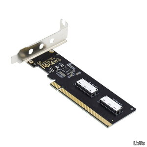 �y���������zPCI Express 16 x����Dual Oculik SFF-8612 SFF-8611 8 X VROC�A�_�v�^�A�}�U�[�{�[�hSSD�O���t�B�b�N�X�J�[�hPCIE�p