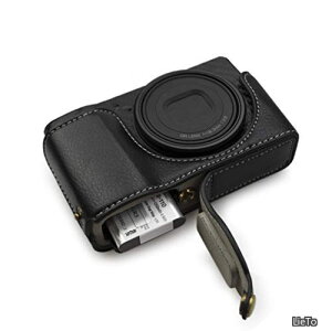 �y���������zRicoh GRIIIx/GR3x �P�[�X�ARICOH ���R�E �f�W�^���J���� GRIII/GR3 �p �{�v �{�f�B�P�[�X �ꕔ�J���f�U�C�� �o�b�e���[�̌����ł� �O�r�l�W���t���i�u���b�N�j