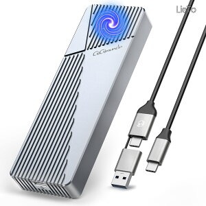 �y���������z40Gbps������ M.2 NVMe SSD�O�t���P�[�X������p�t�@���t�� Thunderbolt 4/3 USB4/3.2/3.1/3.0/2.0�݊�������A���~�j�E��������USB4.0/3.2/3.1/3.0/2.0�Ή� 2230 2242 2260 2280M-Key/B+M Key�P�[�X SSD�Ή�