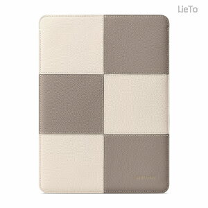 �y���������zLaptop Sleeve 13 Inch Precisely Compatible with MacBook Air M4 M3 2025 M2 M1 & MacBook Pro M2 M1 2022 Genuine Leather Protective Case Cover Cream & Gray