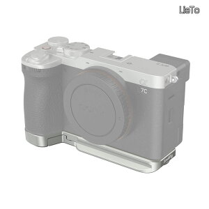 �y���������zAlpha 7C II/Alpha 7CR��p �J�����v���[�g �ꕔ���t�� �A���J�X�C�X�p �ꕔ���t�� �����{�g���}�E���g�v���[�g (�V���o�[) QD �\�P�b�g �X�g���b�v�X���b�g 1/4-20�l�W�� 4439
