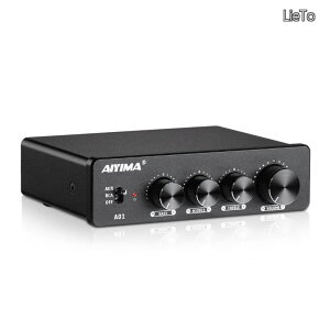 �y���������zA01 2.0/2.1 �`�����l���A���v 100W*2 �p���[�A���v RCA&AUX TPA3116D2*2+NE5532DR*3 �N���XD �ቹ�ƍ����̃R���g���[���t�� �z�[���X�s�[�J�[�p (�d���t��)