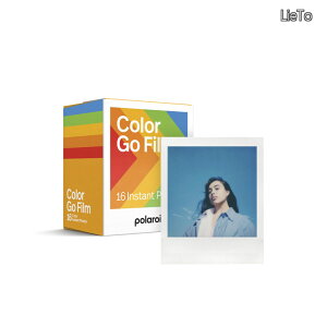 �y���������z�C���X�^���g�t�B���� Polaroid Go film ? double pack �J���[�t�B���� 16������ �t���[���J���[�� (6017)