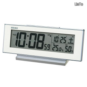 �y���������zClock) �ڊo�܂����v �펞�_�� �d�g �f�W�^�� �J�����_�[ ���x ���x �\�� ��ł������锒 82×206×51mm SQ324W