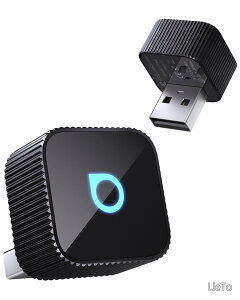 �y���������zmini slim Ottocast �~�j�X���� CarPlay & Android Auto ���C�����X�A�_�v�^�[ USB-A�Ή� �A���h���C�h�I�[�g �J�[�v���C�����ڑ� �n���Y�t���[�ʘb ���y�Đ� 5GHz Wi-Fi�Ή� �����^ �ԍ� �X�}�[