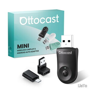 �y���������z�I�b�g�L���X�g Mini ���C�����XCarPlay/Android Auto�A�_�v�^�[ �~�j �����L��CarPlay/Android Auto�Ή��Ԑ�p Bluetooth���y/�ʘb�Ή� �v���O���v���C �����ڑ� �Z�K�F�؎擾��