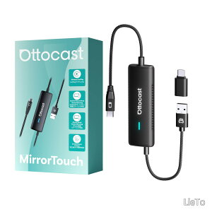�y���������zOttocast Mirror Touch�y�����z2025 �V�^ �~���[�����O �X�}�z����ʂɉf�� �o�����~���[�����O �~���[�^�b�` �ԍڃ~���[�����O �J�[�i�r����X�}�z�̑��삪�\ ���C�����XCarPlay�A