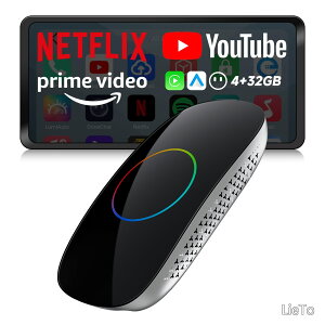 �y���������zBox�vCarPlay & Android Auto ���񂽂��?�Ή��A4GB+32GB �ԍ�AI�{�b�N�X�A����z�M�A�v�������\�iYouTube?Netflix?Prime Video?Spotify�j�AHDMI�o�́A�����f���A��Wi-Fi?�f���A��Bluetooth?AI���ځAUSB
