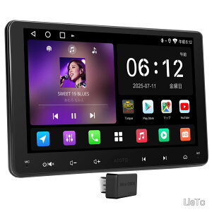�y���������z9�C���` 2DIN�f�B�X�v���C�I�[�f�B�I ����Android�J�[�i�r�ABluetooth OBD2�t���A���A���^�C���ԗ������m�F�\�ATrackHU GPS�ǐՁAAI�^�]�T�|�[�g�A���C�����X CarPlay & Android Auto�A�f