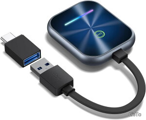 �y���������z��2����o��I�zCarPlay ���C�����X 2 in 1 �J�[�v���C Android Auto �A�_�v�^�[ apple carplay Phone/Android�ɑΉ� �v���C �����ڑ� �u���[�g�D�[�X&bluetooth 99%�̎Ԏ�K�p �v���O �A���h