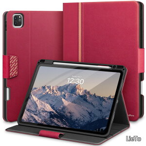 �y���������ziPad Pro 11�C���` �P�[�X�iM5/M4�A2025/2024�j��p �蒠�^ �y�����[ Apple Pencil Pro/USB-C�Ή� ����PU���U�[�� ����ɂ��� �I�[�g�X���[�v �y���V���z���_�[�t�� �G�`���p�x �S�ʕی� �J�o
