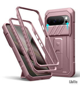 �y���������zGoogle Pixel 10 Pro XL�p �X���C�h���J�����J�o�[�t���P�[�X 2��ނ̃t�����g�t���[����������ʕی�t�B���������ȃL�b�N�X�^���h���� �ϏՌ��t���{�f�B�h��o���p�[�P�[�X(�s