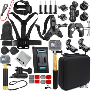 �y���������zfor Gopro Hero 13/12/11/10/9/8/7/6/Gopro max 2/DJI Osmo Action 6/5 pro/4/Insta 360 X5/X4 �����Ƒ����̃A�N�V�����J����(DT18)