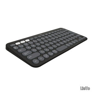 �y���������z���C�����X�L�[�{�[�h PEBBLE KEYS 2 K380sGR ���^ �y�� 415g ���^ Bluetooth Logi Bolt ���C�����X ���� �L�[�{�[�h Easy-Switch ���{��z�� �d�r����36�P�� Windows Mac iPad iOS Android Chrome K380s �O���t