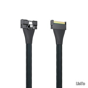�y���������zPCIe Gen5 MCIO 8X �P�[�u�� (SFF-TA-1016����/74�s��/85��) �T�[�o�[�p�X�g���[�W�P�[�u�� NVMe�o�b�N�v���[��/HBA/�I�[���t���b�V���A���C�Ή� 0.5m