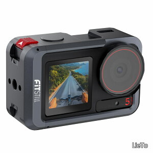 �y���������z�A���~�t���[���ی�P�[�W DJI Osmo Action 5Pro/Action 4/Action 3�p �L�������O�n�[�h�V�F���P�[�X �V���R�������Y�J�o�[�ی� ���h�~���^���n�E�W���O Action 5 Pro/4/3 �A�N�Z�T���[�L�b�g