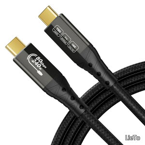 �y���������z8K for Thunderbolt 5�P�[�u�� 3m�A80Gbps�f�[�^�]���AUSB C 120Gbps�ш敝�A16K/�f���A��8K�f���o�́APD3.1 240W�[�d�A���ϋv�i�C�����ґg�^�C�vC USB C�ڑ��P�[�u���AThunderbolt 4�ASSD�AMacBook M4 Pr