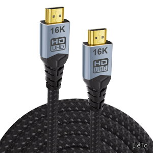 �y���������zHDMI2.2 �P�[�u�� 8K/10K �Ή� 3m�b������ 96Gbps�E12 �r�b�g�K�i�b16K@60Hz/8K@240Hz/4K@480Hz �Ή��b�ґg�\���E���b�L�[�q�d�l�bUHD�EHDR10+�EHDCP�E3D �Ή��bPS5 / ���j�^�[/�e���r�ɑΉ�