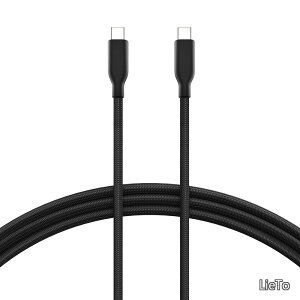 �y���������z240W USB-C �� USB-C�P�[�u�� USB 4-8K@60Hz/�f���A��4K�f�B�X�v���C�Ή� - MacBook Pro/Air�EiPad Pro�EiPhone15/16 Pro Max�EGalaxy S24�����L�݊�(USB 4�P�[�u�� �u���b�N 5m)