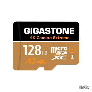 �y���������z�}�C�N��SD�J�[�h 128GB 4K Camera Extreme microSDXC UHS-I A2 V30 U3 C10 100MB/s ���� Full HD & 4K UHD�B�e SD�A�_�v�^�[1���t��