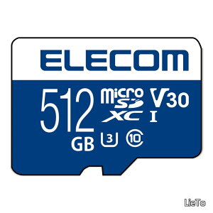 �y���������zMicroSD�J�[�h 512GB SDXC �r�f�I�X�s�[�h�N���X�Ή� UHS-I U3 80MB/s �f�[�^�����T�[�r�X�t MF-MS512GU13V3R