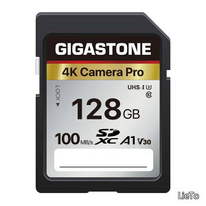 �y���������zSD�J�[�h 128GB 4K Camera Pro SDXC A1 V30 U3 C10 100 MB/s ���� 4K UHD & Full HD �r�f�I Canon Nikon Sony Pentax Kodak Olympus Panasonic�Ȃ� �f�W�^���J���� ��჌�t�Ή� �~�j�P�[�X1�t��