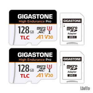 �y���������z�}�C�N��sd�J�[�h 128GB 2�Z�b�g High Endurance Pro microSDXC UHS-1 A1 V30 U3 C10 100MB/s TLC ���ϋv 4K UHD �r�f�I�B�e �h�ƃJ���� �h���C�u���R�[�_�[ �Ď��J�����Ή� SD�A�_�v�^�[2���t��