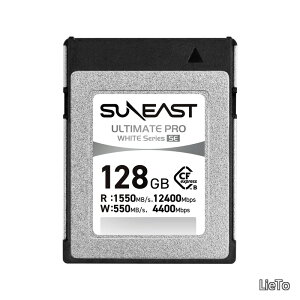 �y���������zULTIMATE PRO WHITE SE series CFexpress TypeB 128GB �ő发�����x1 550MB/s �ő�Ǎ����x550MB/s ���[�J�[�ۏ�5�N