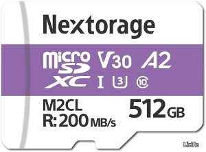 �y���������z���{���[�J�[ UHS-I �}�C�N��SD�J�[�h 512GB microSDXC A2 U3 V30 �Ǐo���ő�200MB/s Swtich1�Ή� �X�C�b�`1�Ή� NX-M2CL512G �l�N�X�g���[�W microSD�J�[�h