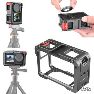 �y���������zACTION 5 Pro/DJI ACTION 4/OSMO ACTION 3 �Ή� �P�[�W �A���~���� �N�C�b�N�����[�X �ی�t���[�� �J�����ی�P�[�X �R�[���h�V���[�O���[�u��1/4�l�W���t�� �ڑ��\ �O�r ���B��_ �}�C