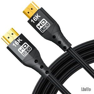 �y���������zHDMI 2.2 �P�[�u�� 3m�i�E���g���n�C�X�s�[�h 96Gbps�A16K/10K/8K/4K�A�_�C�i�~�b�N HDR�AHDR10+�A�h���r�[�r�W�����A�h���r�[�A�g���X�ADTS:X�AHDCP 2.2&2.3 �Ή��A�҂ݍ��ݎd�グ�j�|HDMI 2.1/2