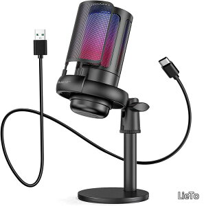 �y���������z�R���f���T�[�}�C�N �Q�[�~���O�}�C�N PC �}�C�N RGB���C�e�B���O ���ʒ��߃~���[�g�{�^�� �w�b�h�z���o�͒[�q���� �P��w���� �v���O���v���C YouTube Skype �Q�[������ ���C�u�z