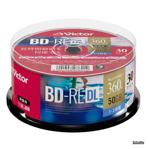 �y���������zVictor ����Ԃ��^��p BD-RE VBE260NP30SJ1 (�Ж�2�w/1-2�{��/30��) �z���C�g