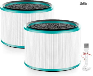 �y���������z�_�C�\�� ��C����@�Ή� �����p�t�B���^�[ (�݊��i) Dyson Pure�V���[�Y HP03/HP02/HP01/HP00/DP03/DP01�p ��̌^360°�O���XHEPA�E�����Y�t�B���^�[ 2����