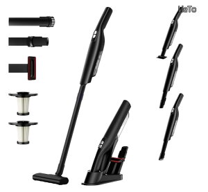 �y���������z�R�[�h���X 25000pa�����͋z�� �n���f�B�X�e�B�b�N�N ���y�� ���[�i�[ vacuum cleaner cordless �������� �d�C�|���@ 2way�^�C�v LED���C�g�t�� ������ ���d�h�� HEPA�t�B���^�[ �T�C�N����