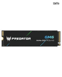 �y���������zPredator M.2 SSD 1TB GM6 NVMe2.0 2280 PCIe Gen4×4 ������(�ő�ǂݎ��F7200MB/s�A�ő发�����݁F6200MB/s) ����SSD ���ϋv 3D NAND PS5����m�F�ς� ���[�J�[5�N�ۏ�