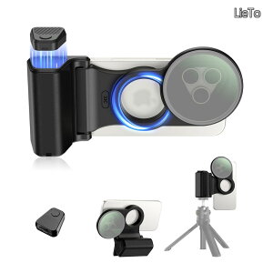 �y���������z���ǃ��f�� �}�O�l�b�g �X�}�z�O���b�v + �X�}�z 67mm �����Y�t�B���^�[ �A�_�v�^�[ �L�b�g iPhone 16 Pro / 15 Pro / 14 Pro�ɑΉ� ���B��O���b�v iphone �J�����O���b�v Magsafe���ʃ}�O�l
