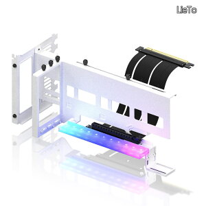 �y���������z�V����RGB ���� PCIe4.0 GPU�u���P�b�g �����O���t�B�b�N�J�[�h�z���_�[ ARGB 5V 3�s��LED���C�g���� PCIe 4.0 X16 Gen4 ���C�U�[�P�[�u��90�x���p17cm �z���C�g�L�b�g